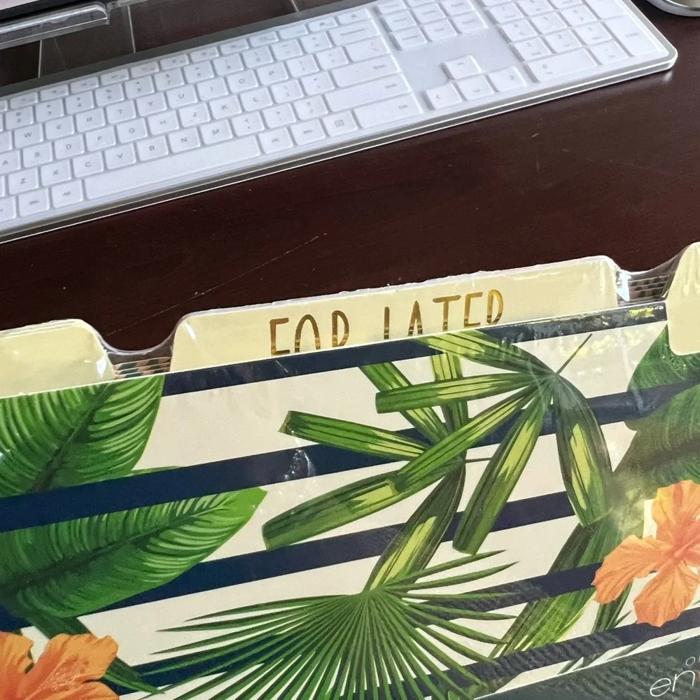 Tropical File Folders for Office Organization 9pack